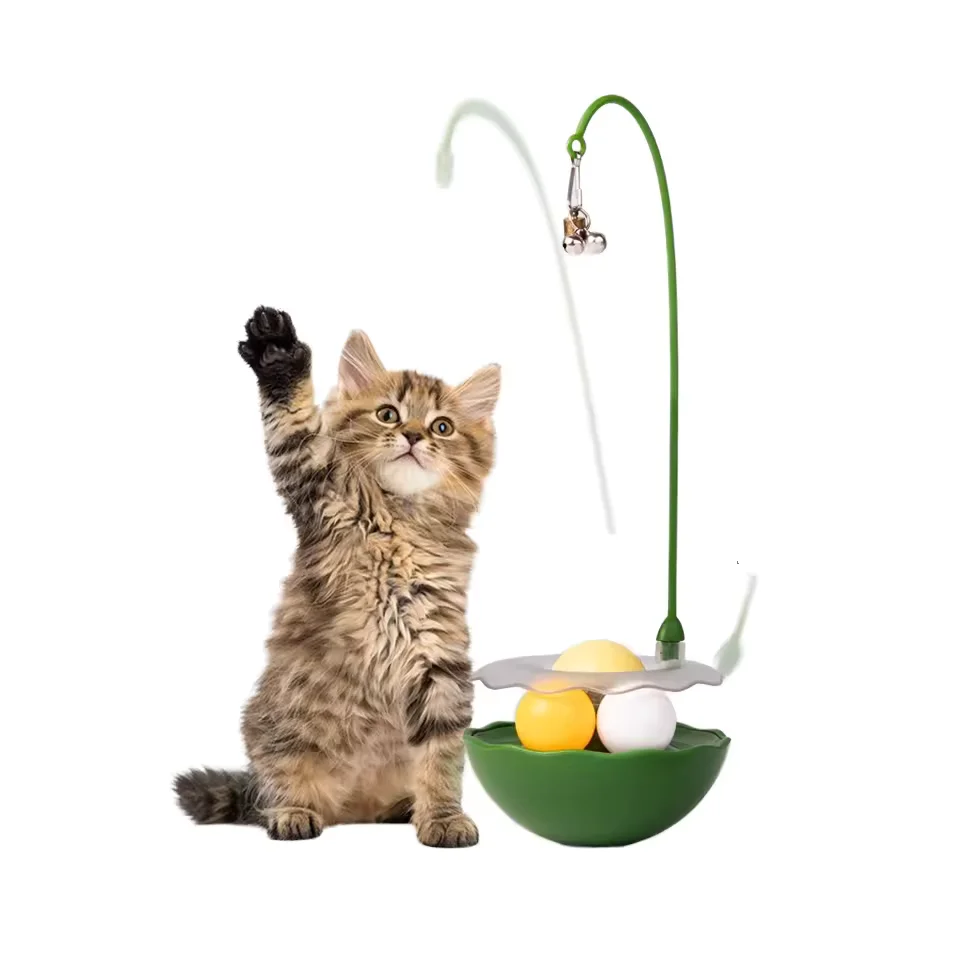 Cat teaser play station — alternate view