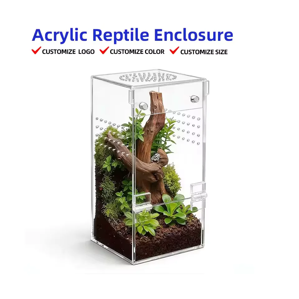Clear acrylic micro habitat